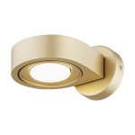 ARGON regulowany LOTUS 8899 – złoty kinkiet ścienny GX53, designerska forma łezki