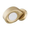 ARGON regulowany LOTUS 8899 – złoty kinkiet ścienny GX53, designerska forma łezki