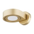 ARGON regulowany LOTUS 8899 – złoty kinkiet ścienny GX53, designerska forma łezki