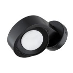 ARGON regulowana LOTUS 8900 – czarny kinkiet ścienny GX53, minimalistyczna lampa korytarzowa