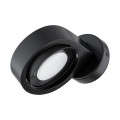 ARGON regulowana LOTUS 8900 – czarny kinkiet ścienny GX53, minimalistyczna lampa korytarzowa