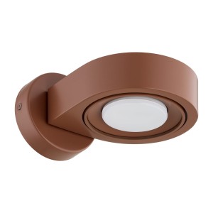 ARGON regulowany LOTUS 8902 – kinkiet ścienny w kolorze terakoty, GX53, polska manufaktura