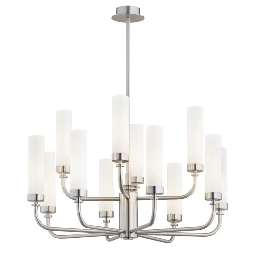 ARGON lampa wisząca żyrandol nikiel 12 płomienny mleczne klosze PRESTON 5087 PRESTON_5087_001_net.jpg