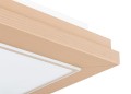 ARGON TABOR 7267 – mały drewniany plafon sufitowy, reach peach, 2xE27