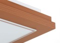 ARGON TABOR 7268 – mały drewniany plafon sufitowy, terakota, 2xE27