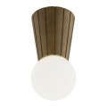 ARGON Lampa IP44  lotka drewniany stożek alternatywa dla tubek reflektorek sufitowy ciemny VOLANTE 8974