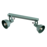 ARGON reflektor podwójny na listwie z regulacją kąta padania światła zielony, leśna zieleń LENORA 7174