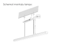 KINGLED lampa dąb naturalny drewno wisząca zoomLED® L1 CRI>90