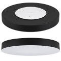 Plafon sufitowy LED okrągły czarny 3 barwy światła 3 poziomy jasności 50cm IP54