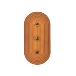 ANTIGO kinkiet MINOS 3 - 80 cm - żółty piasek - SKU 4065