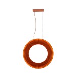 ANTIGO żyrandol led NEXO Z2 - lampa wisząca pionowo - średnica 100cm - czerwona terakota - 4000K - SKU 5227