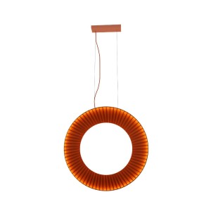 ANTIGO żyrandol led NEXO Z2 - lampa wisząca pionowo - średnica 100cm - czerwona terakota - 4000K - SKU 5227