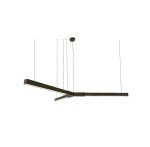 ANTIGO TRIKAL Z1 - lampa wisząca - średnica 134 cm - mosiądz patyna mat - 3000K - SKU 5220