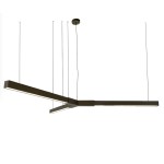 ANTIGO TRIKAL Z3 - lampa wisząca - średnica 214 cm - mosiądz patyna mat - 3000K - SKU 5224