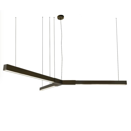 ANTIGO TRIKAL Z3 - lampa wisząca - średnica 214 cm - mosiądz patyna mat - 3000K - SKU 5224