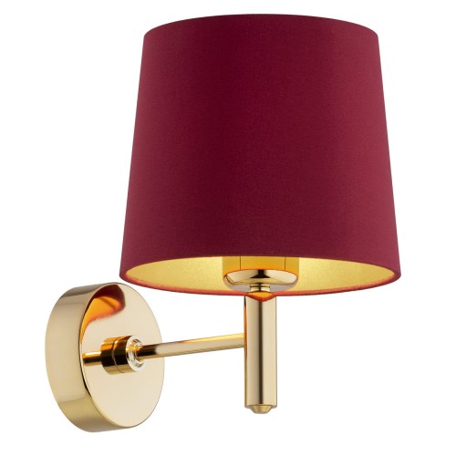 ARGON aksamitny czerwony abażur kinkiet  lampa ścienna kwintesencja elegancji i stylu PONTE PLUS 8311 1.jpg