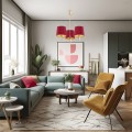 ARGON aksamitny czerwony abażur żyrandol glamour  lampa wisząca   PONTE PLUS 6266