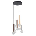 Lampa wisząca Alinos PND-24019-7A-BK