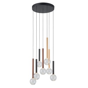 Lampa wisząca Alinos PND-24019-7A-BK