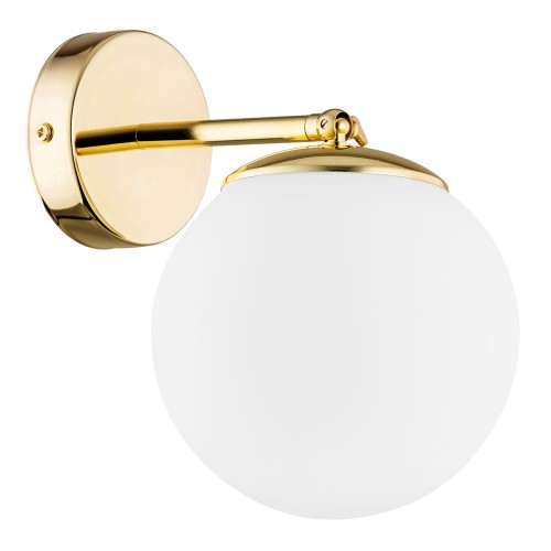 ARGON regulowany kinkiet lampa ścienna złota z mleczną kulą SATELITE PLUS 4744  1.jpg