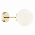 ARGON regulowany IP44 kinkiet lampa ścienna złota z mleczną kulą SATELITE PLUS 4744