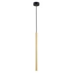 ARGON  złota tuba lampa wisząca mosiądz SICILIA PLUS 8104