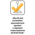 ARGON Plafon okrągły slim LED eksluzywny lakier czarny solidny łatwy montaż idealny na korytarz TIAMO 8348