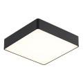 ARGON kwadratowy plafon czarny mleczna szyba lampa sufitowa natynkowa 4XE27 ONTARIO 1580