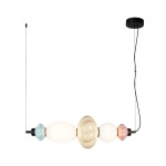Lampa wisząca led żyrandol 18W 3000K Tordi PND-94721-2A-MLTI  ITALUX