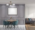 Lampa sufitowa 3 żarówki E27 patyna Feneza PND-5122-3 ITALUX