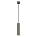 Lampa wisząca KARBON 1 zielony oliwkowy  SL.1611  SOLLUX LIGHTING