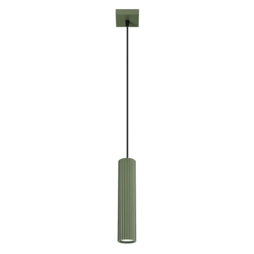 Lampa wisząca KARBON 1 zielony oliwkowy  SL.1611  SOLLUX LIGHTING   1.webp