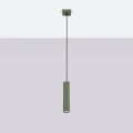 Lampa wisząca KARBON 1 zielony oliwkowy  SL.1611  SOLLUX LIGHTING