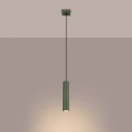Lampa wisząca KARBON 1 zielony oliwkowy  SL.1611  SOLLUX LIGHTING