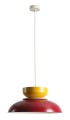 Lampa wisząca 1XE27 ALDO red wine-mustard 1152G15_14_J Aldex