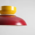 Lampa wisząca 1XE27 ALDO red wine-mustard 1152G15_14_J Aldex