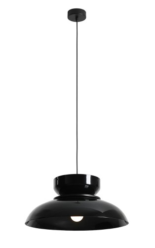 Lampa wisząca 1XE27 ALDO dark black gloss 1152G3_3_C Aldex