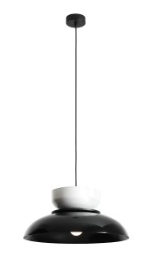 Lampa wisząca ALDO black gloss-white gloss 1152G3_2_C Aldex