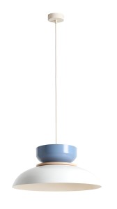 Lampa wisząca ALDO white gloss-dusty blue 1152G2_16_J Aldex