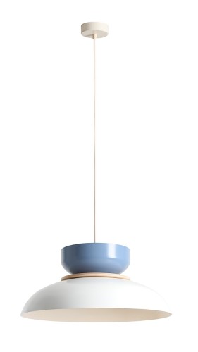 Lampa wisząca ALDO white gloss-dusty blue 1152G2_16_J Aldex