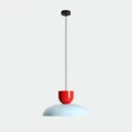 Lampa wisząca MILLO baby blue-red chilli 1144G29_19_C Aldex 