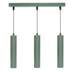 Lampa wisząca 3 x GU10 ESLA KJ217 oliwkowy LED DOMENO
