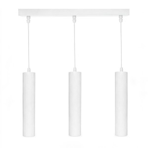 Lampa wisząca 3 x GU10 ESLA KJ217 biały LED DOMENO