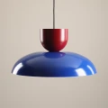 Lampa wisząca 1XE27  MILLO cobalt-red wine 1144G25_15_C Aldex
