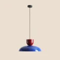 Lampa wisząca 1XE27  MILLO cobalt-red wine 1144G25_15_C Aldex