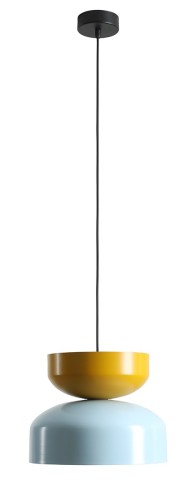 Lampa wisząca TULA dark baby blue-mustard 1132G29_14_C Aldex