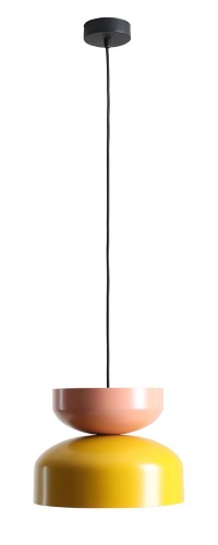 Lampa wisząca TULA dark baby mustard-coral 1132G14_11_C Aldex
