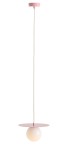 Lampa wisząca LOOP baby pink S 1125G18_S Aldex