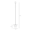 Lampa wisząca LOOP beige M 1125G17_M Aldex