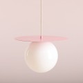 Lampa wisząca LOOP baby pink L 1125G18_L Aldex